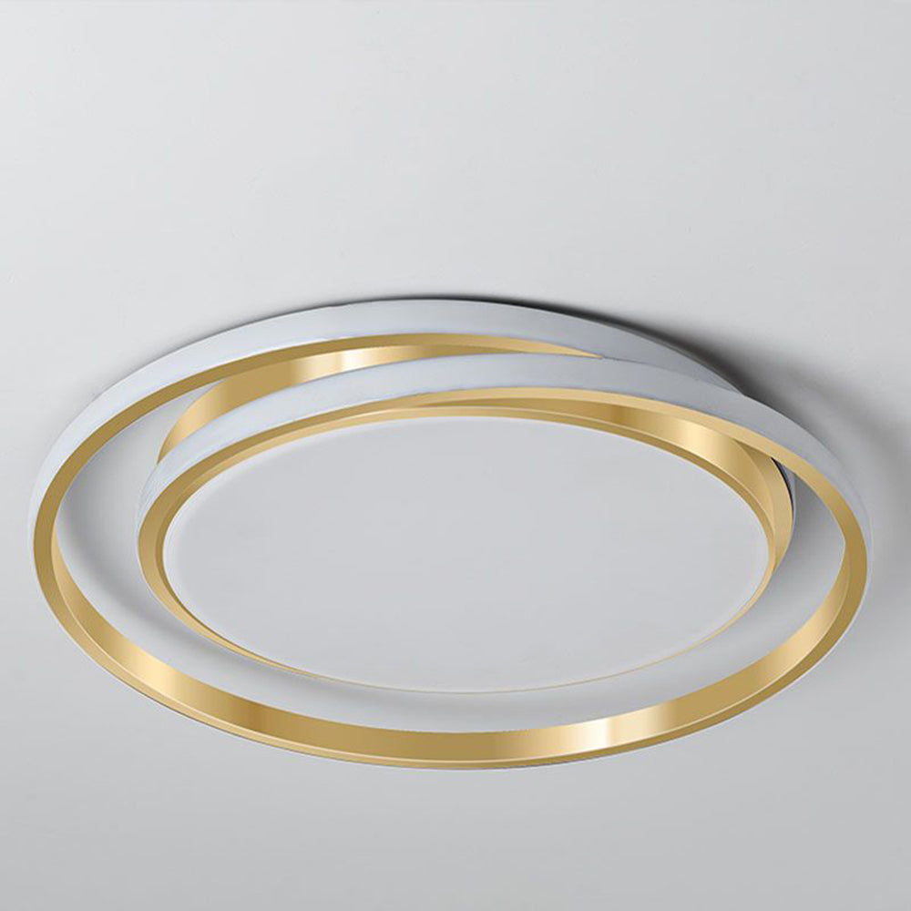 Minimalist LED Circle Ceiling Light | Modern Gold Flush Mount 6