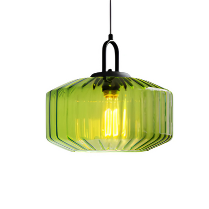 Mireta Glass Pendant Light | Retro-Coloured Glass Design 0