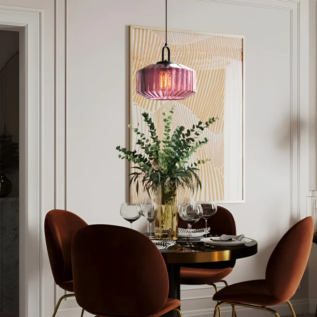 Mireta Glass Pendant Light | Retro-Coloured Glass Design 2