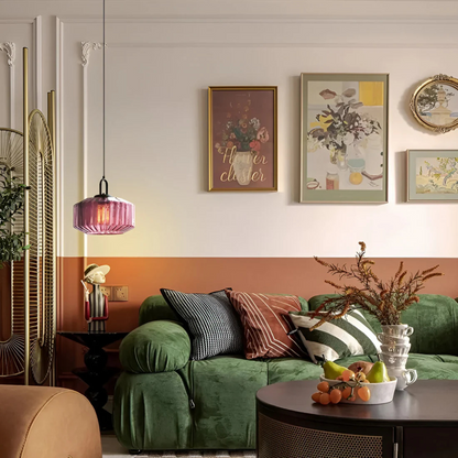 Mireta Glass Pendant Light | Retro-Coloured Glass Design 3