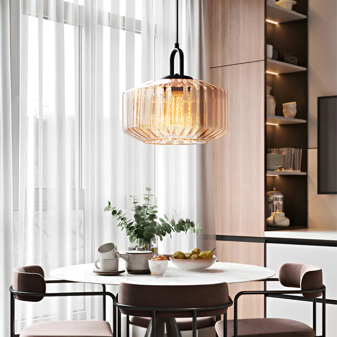 Mireta Glass Pendant Light | Retro-Coloured Glass Design 5