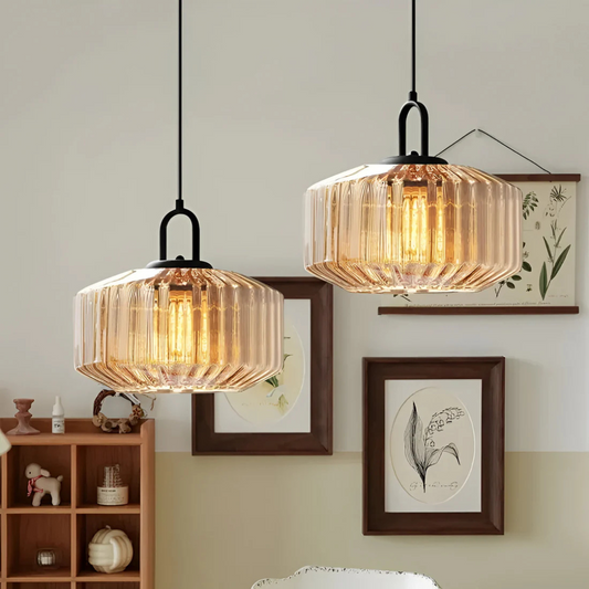 Mireta Glass Pendant Light | Retro-Coloured Glass Design 6