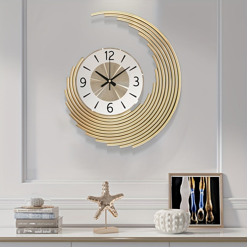 Modern 3D Metal Wall Clock | Silent Quartz Movement Decorative Clock 2