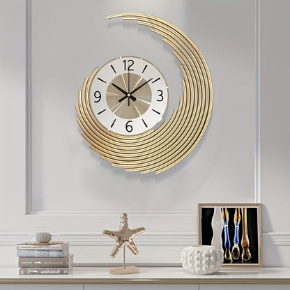 Modern 3D Metal Wall Clock | Silent Quartz Movement Decorative Clock 2