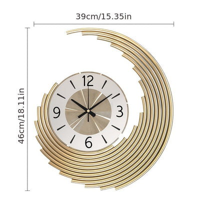 Modern 3D Metal Wall Clock | Silent Quartz Movement Decorative Clock 3