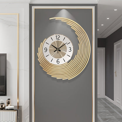 Modern 3D Metal Wall Clock | Silent Quartz Movement Decorative Clock 4