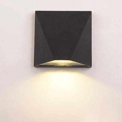 Modern Black Outdoor Wall Light | Waterproof LED Sconce with Sleek Design for Ambience Enhancement 1
