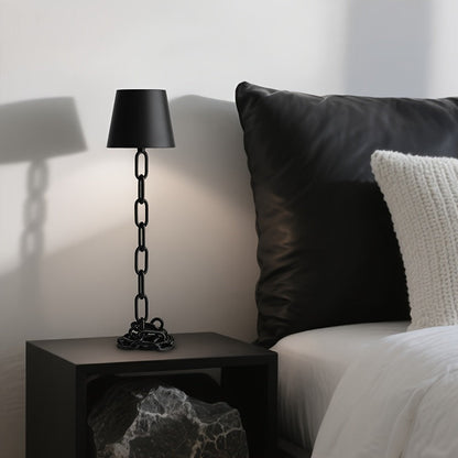 Modern Chain-Link Table Lamp | Rechargeable Touch LED Light 2