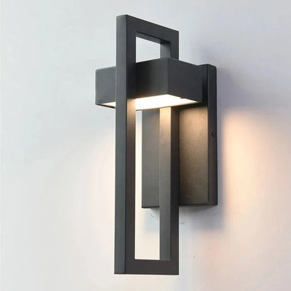 Modern Geometric Outdoor Wall Light | Energy Efficient LED with Durable Aluminium Design for Stylish Illumination 1
