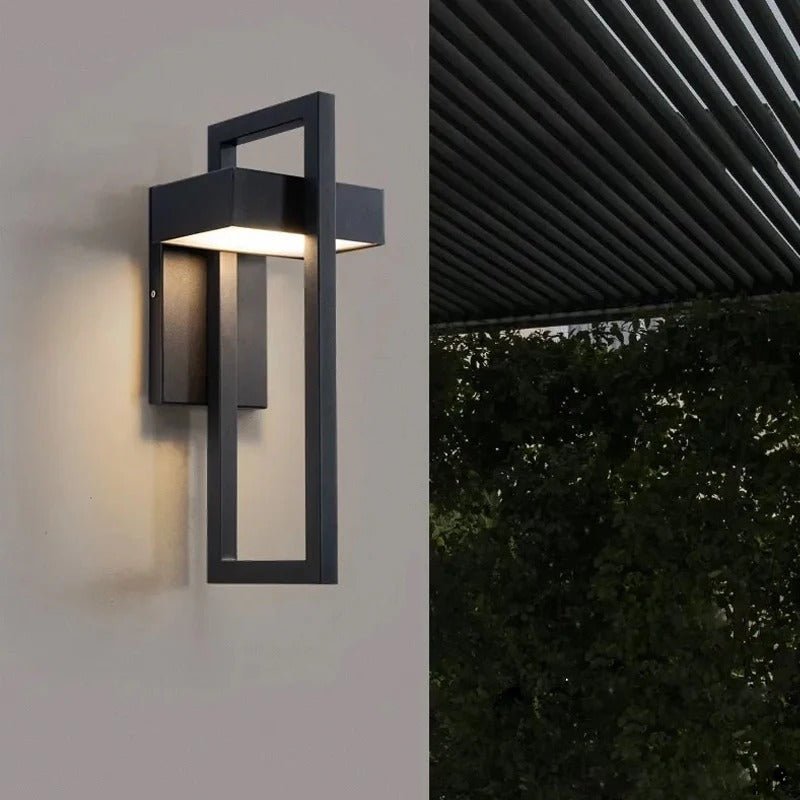 Modern Geometric Outdoor Wall Light | Energy Efficient LED with Durable Aluminium Design for Stylish Illumination 2