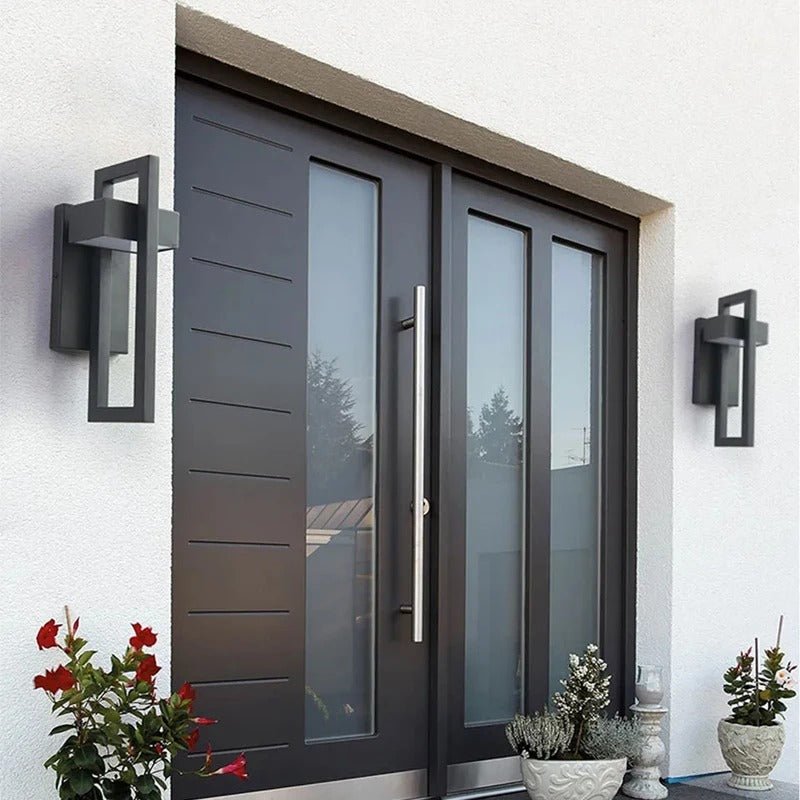Modern Geometric Outdoor Wall Light | Energy Efficient LED with Durable Aluminium Design for Stylish Illumination 3