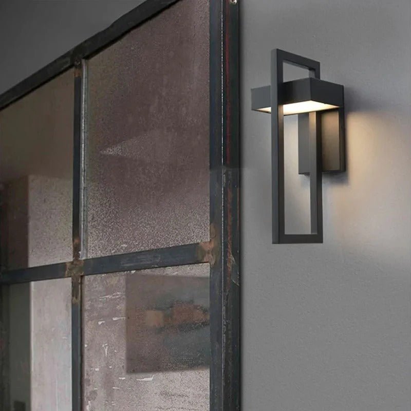 Modern Geometric Outdoor Wall Light | Energy Efficient LED with Durable Aluminium Design for Stylish Illumination 6