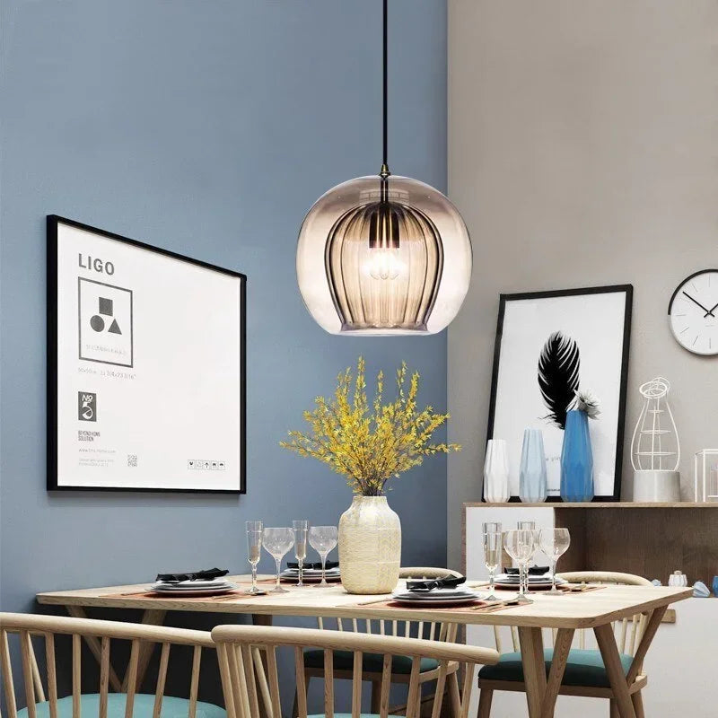Modern Glass Pendant Light | Elegant Ambient Lighting 2