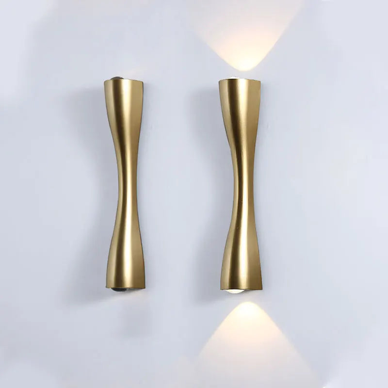 Modern Gold Wall Light | Nordic Up & Down Waterproof Lamp 1
