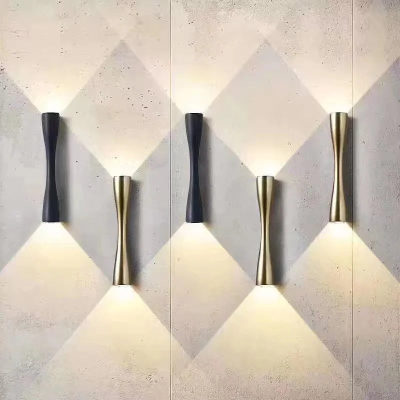Modern Gold Wall Light | Nordic Up & Down Waterproof Lamp 3