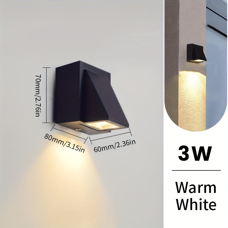 Modern LED Outdoor Wall Light | Waterproof Design with Energy Efficiency for Stylish Exteriors 0