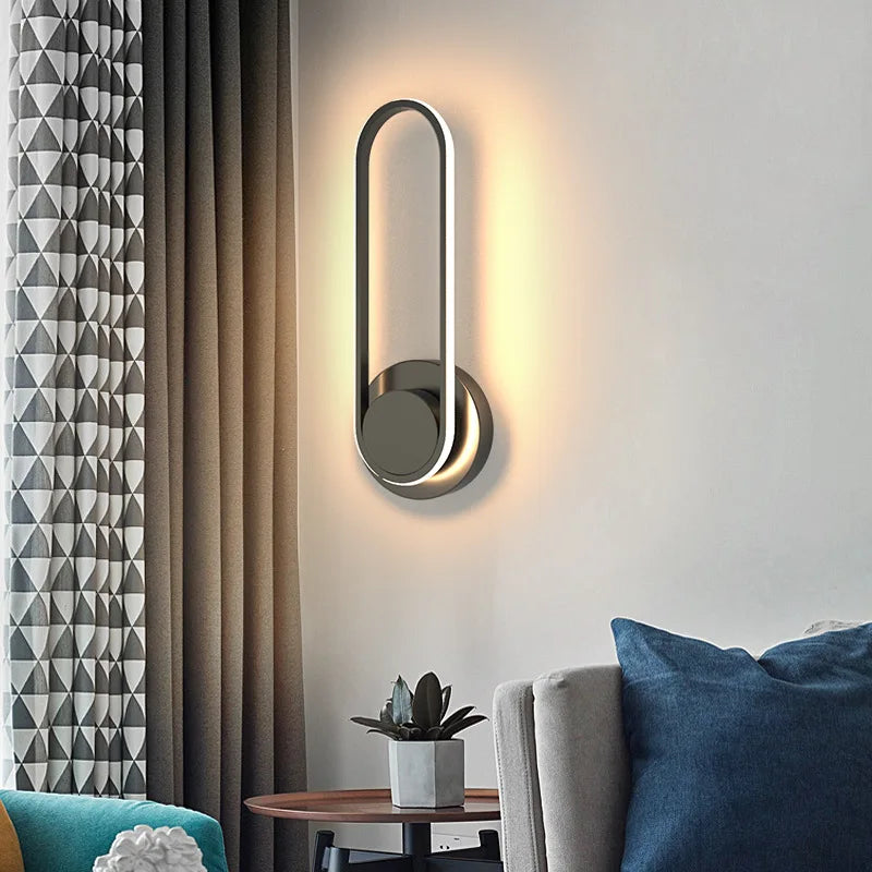 Modern LED Wall Light | 330° Rotating Aluminium Sconce 1