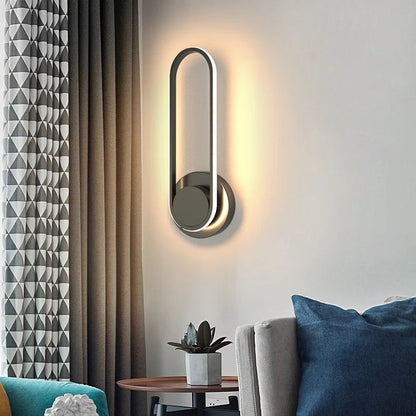 Modern LED Wall Light | 330° Rotating Aluminium Sconce 1