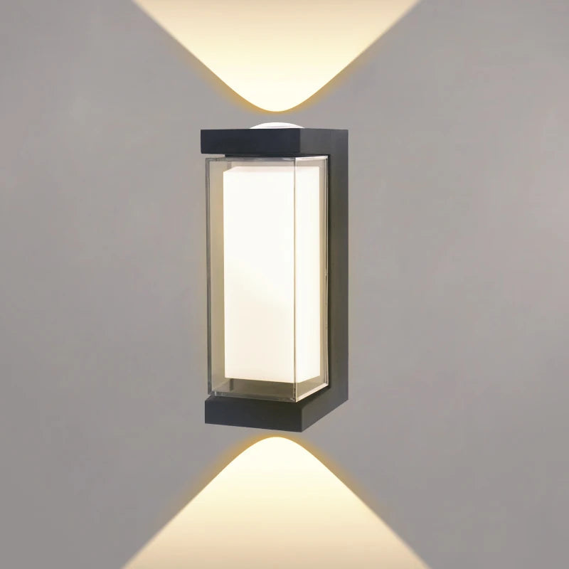 Modern LED Wall Light | Waterproof Outdoor Sconce with Up-Down Illumination | Stylish Design for Elegant Ambiance 7