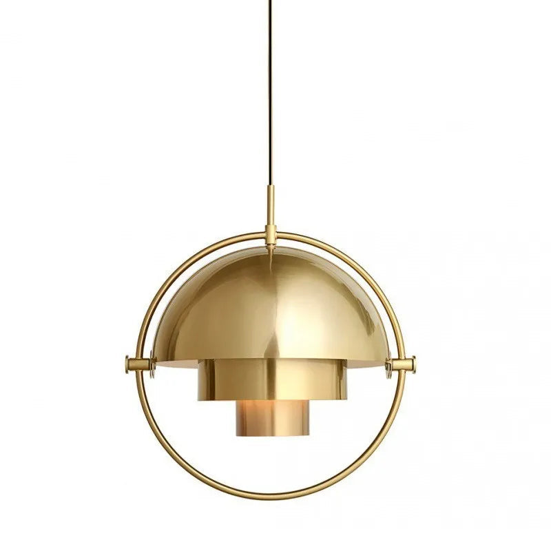 Modern Nordic Pendant Light | Sculptural Metal Suspension Lamp 6