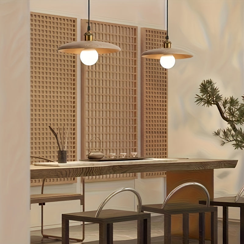 Modern Nordic Solid Wood Pendant Light | Scandinavian Ceiling Lamp 2