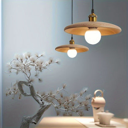 Modern Nordic Solid Wood Pendant Light | Scandinavian Ceiling Lamp 3