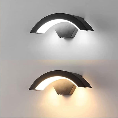 Modern Outdoor Wall Light | IP65 Waterproof Outdoor Wall Sconce with Elegant Curved Design for Stylish Exterior Ambiance 5