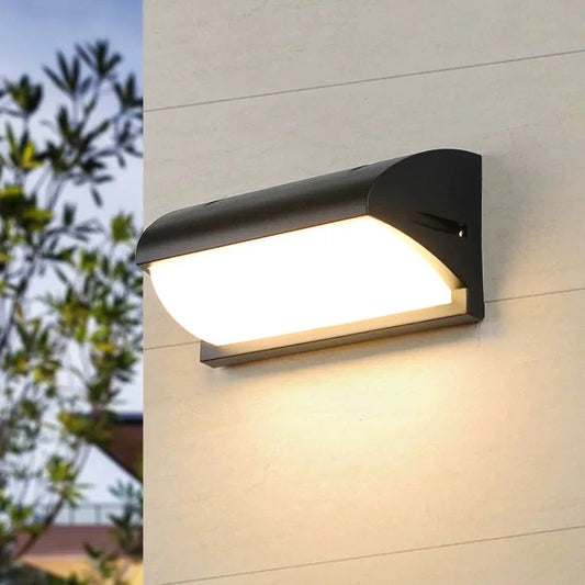 Modern Outdoor Wall Light | LED Motion Sensor Fixture with Waterproof Design | Smart Illumination for Enhanced Security 0