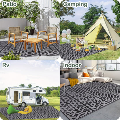 Modern Reversible Outdoor Rug | Durable Polypropylene Mat for Versatile Outdoor Use 6
