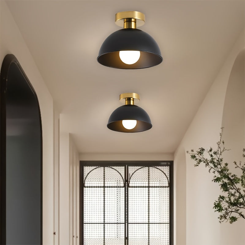 Modern Semi-Flush Ceiling Lamp | Matte Metal Finish 2