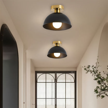 Modern Semi-Flush Ceiling Lamp | Matte Metal Finish 2