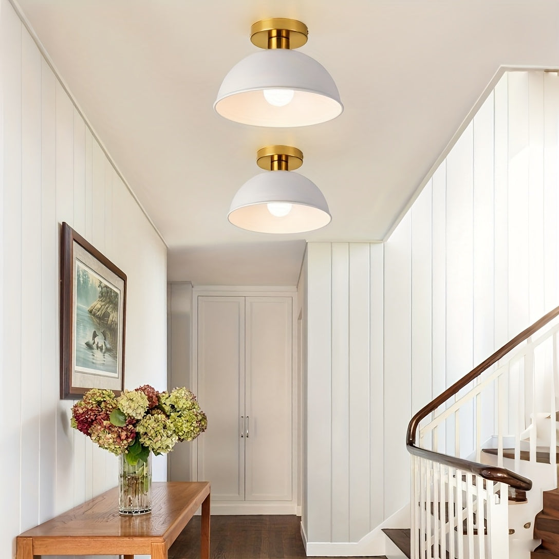 Modern Semi-Flush Ceiling Lamp | Matte Metal Finish 3