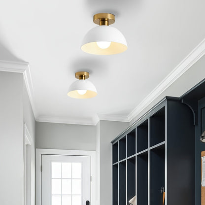 Modern Semi-Flush Ceiling Lamp | Matte Metal Finish 5