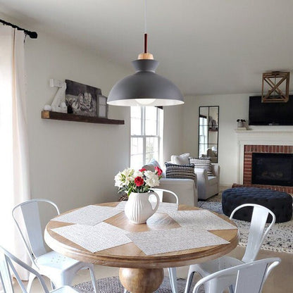 Modern Single Pendant Dome Light | Scandinavian Metal Hanging Lamp 3