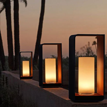 Modern Square Solar Lights Outdoor with Adjustable Colour Modes | Waterproof Landscape Lighting for Enhanced Ambiance 2