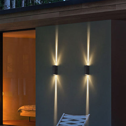 Modern Waterproof LED Outdoor Wall Lamp | Rectangular Sconce Light 1