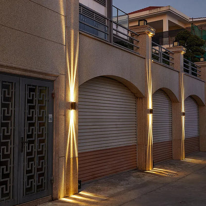 Modern Waterproof LED Outdoor Wall Lamp | Rectangular Sconce Light 10