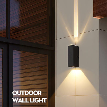 Modern Waterproof LED Outdoor Wall Lamp | Rectangular Sconce Light 12