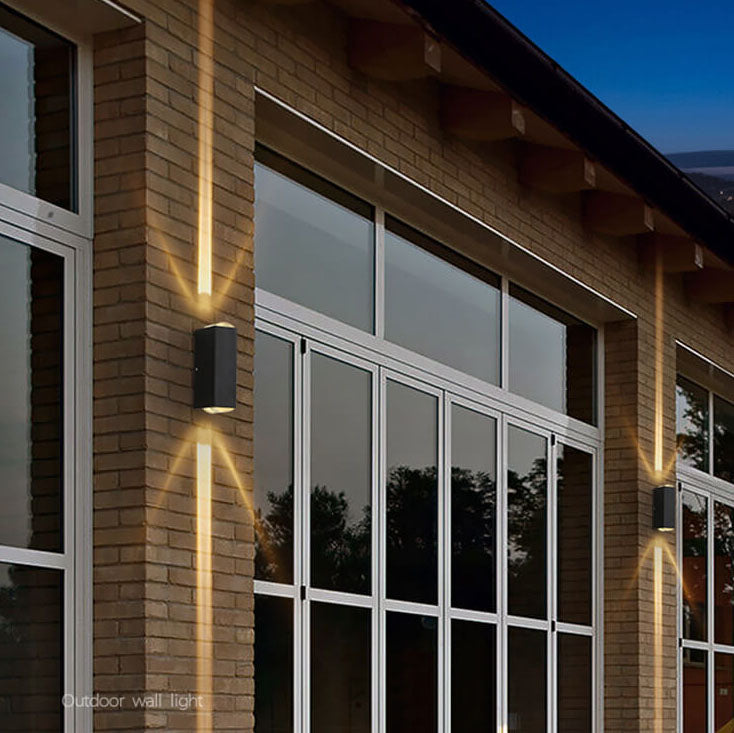 Modern Waterproof LED Outdoor Wall Lamp | Rectangular Sconce Light 2