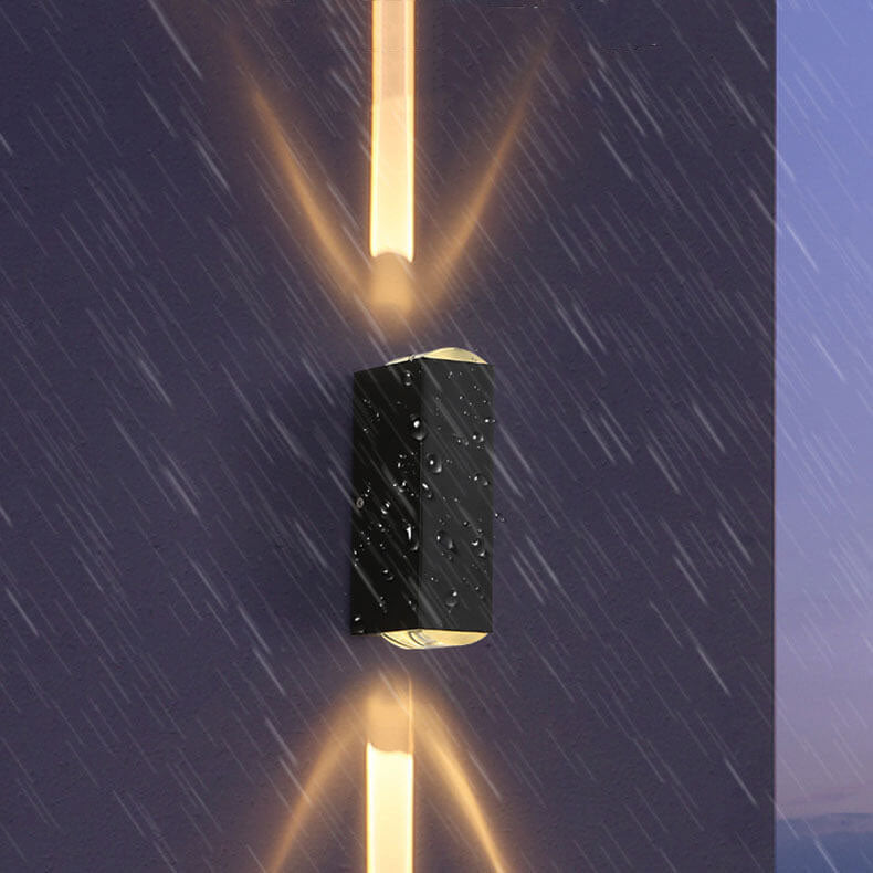 Modern Waterproof LED Outdoor Wall Lamp | Rectangular Sconce Light 3