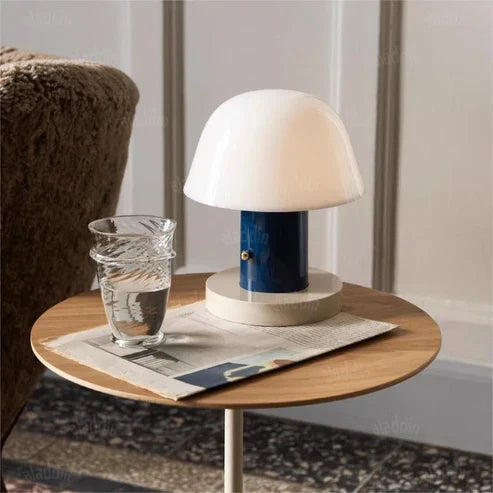Mushroom Table Lamp | Modern Rechargeable LED Light 0