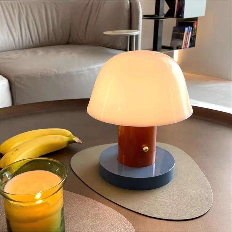 Mushroom Table Lamp | Modern Rechargeable LED Light 1