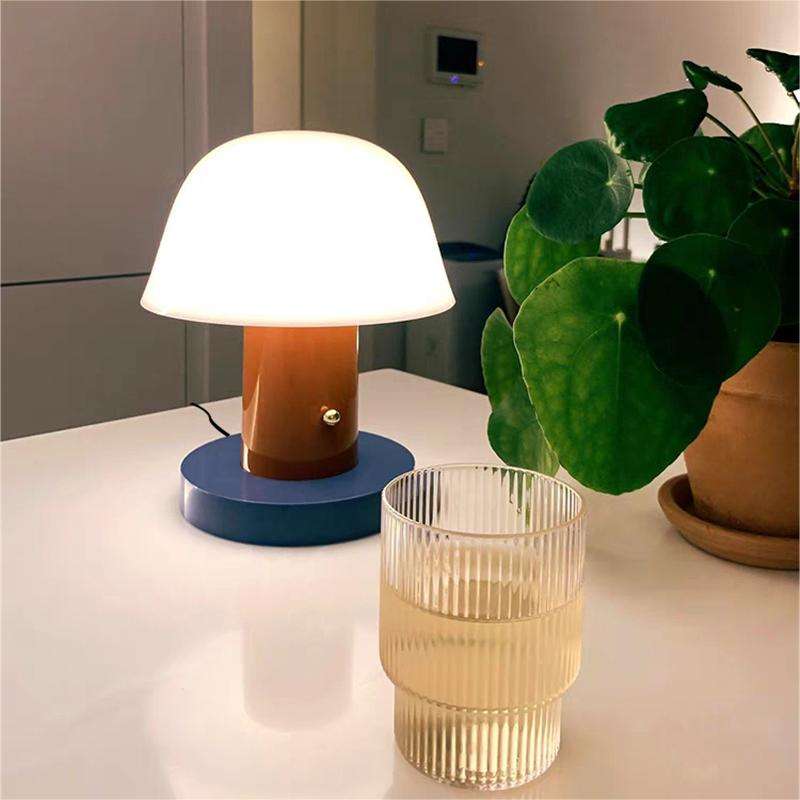 Mushroom Table Lamp | Modern Rechargeable LED Light 6
