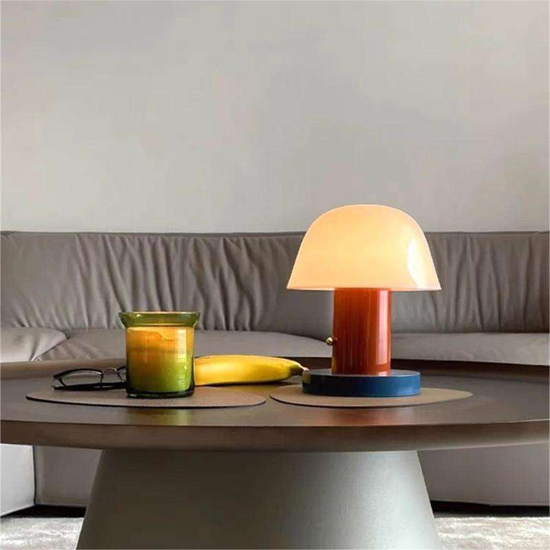 Mushroom Table Lamp | Modern Rechargeable LED Light 7