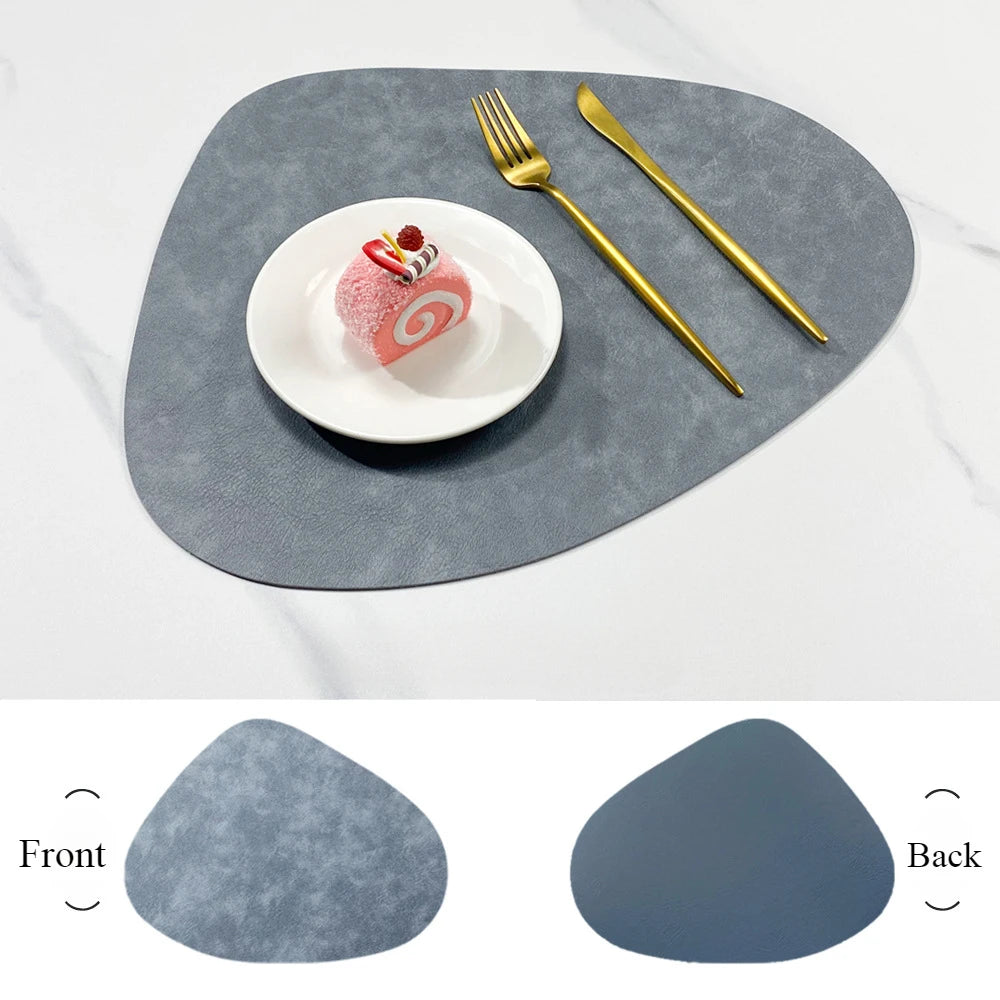 NordicDrop | Double-Sided Faux Leather Placemats | Non-Slip & Heat Resistant 0