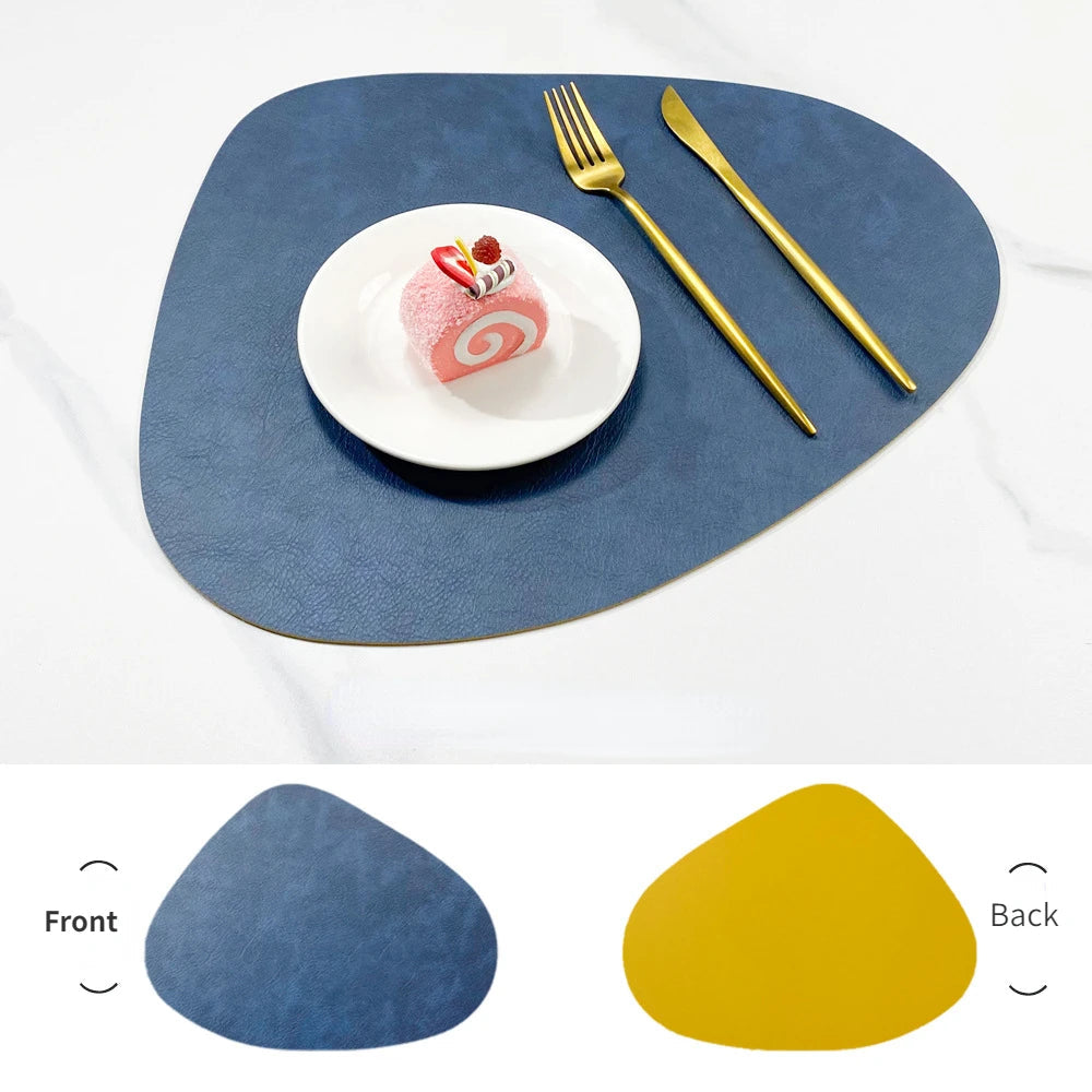 NordicDrop | Double-Sided Faux Leather Placemats | Non-Slip & Heat Resistant 11