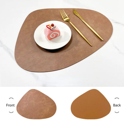 NordicDrop | Double-Sided Faux Leather Placemats | Non-Slip & Heat Resistant 12