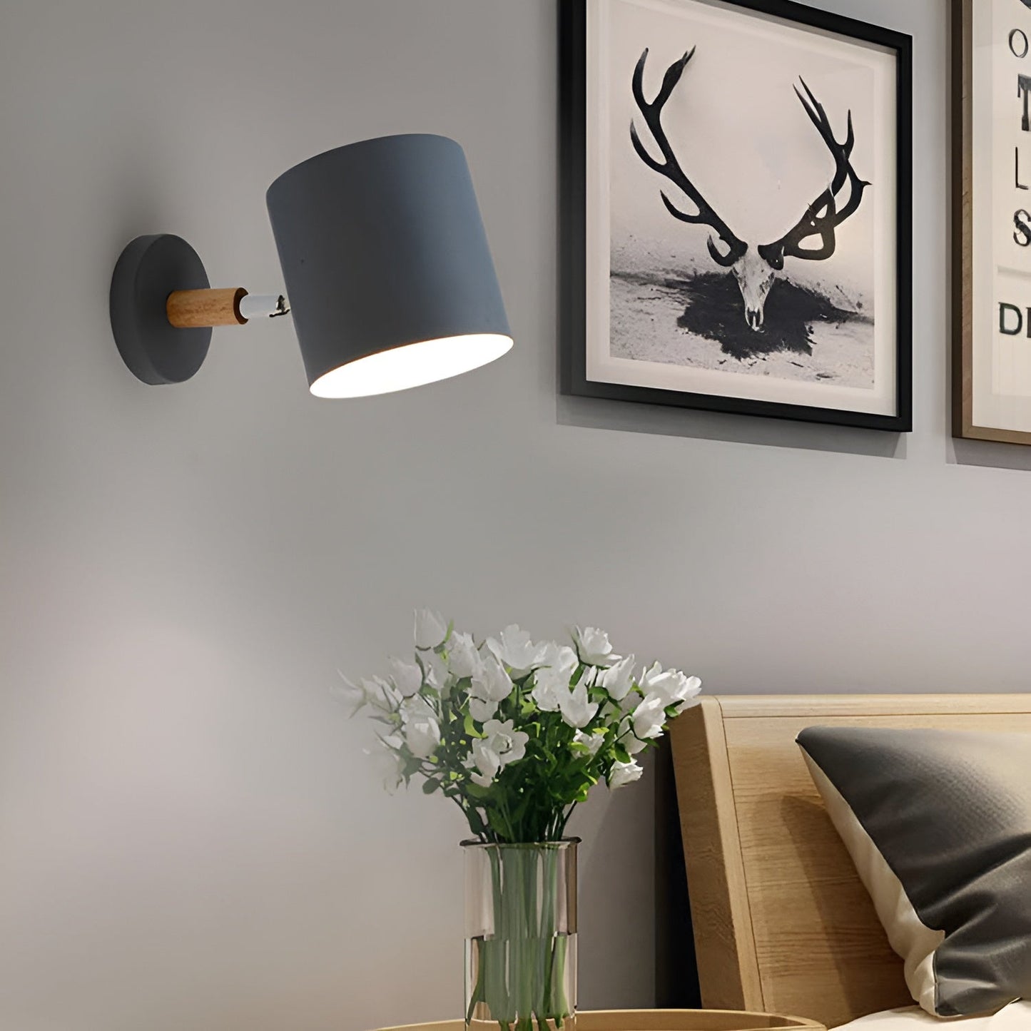 NordicGlow Adjustable Wall Lamp | Pastel Scandinavian Design 2