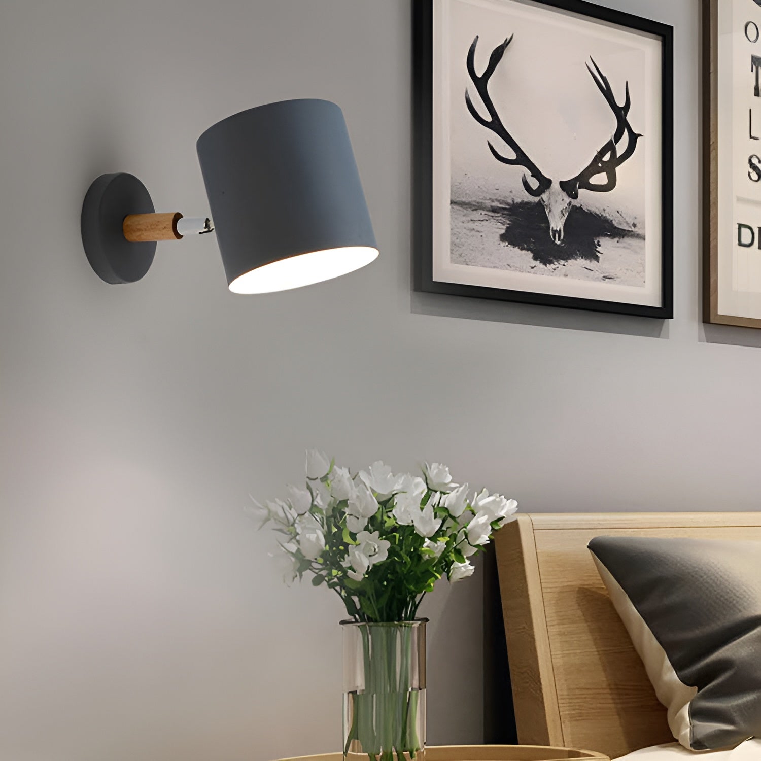 NordicGlow Adjustable Wall Lamp | Pastel Scandinavian Design 2