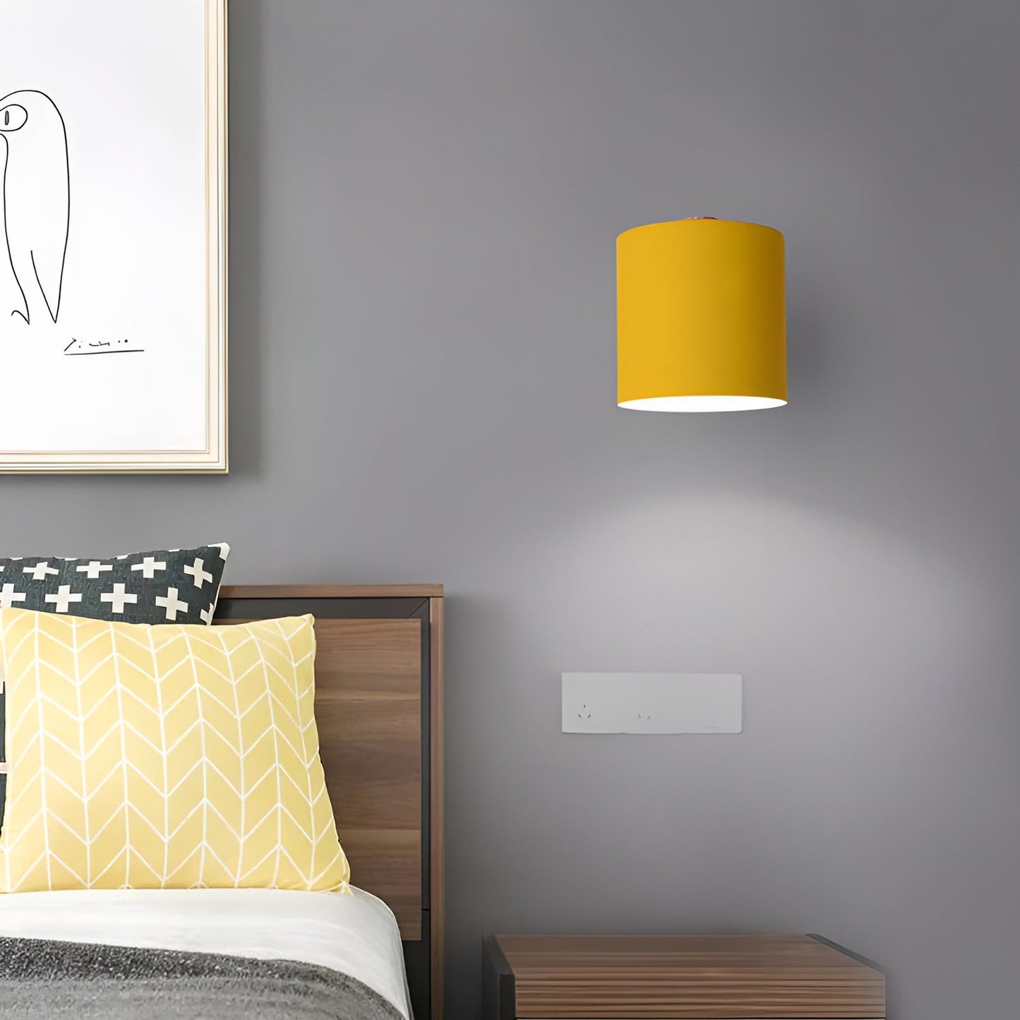 NordicGlow Adjustable Wall Lamp | Pastel Scandinavian Design 3